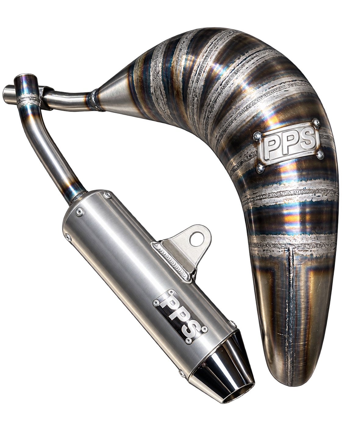 PPS cone pipe and silencer system